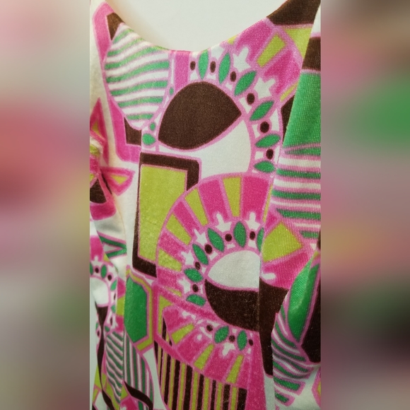 Vintage 60s Retro Floral Bathing Suit Roxanne Size 12/34 C cup - Picture 13 of 13